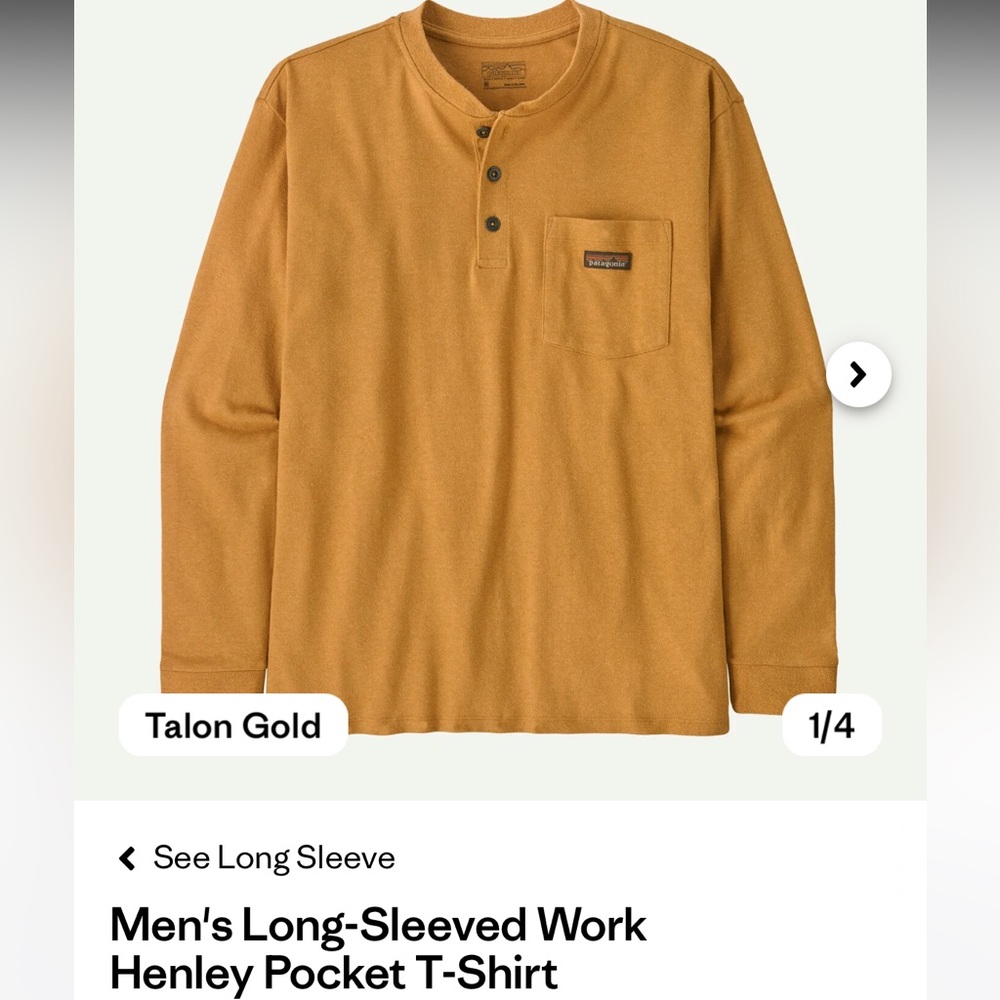 Patagonia Work Henley Pocket Tee
